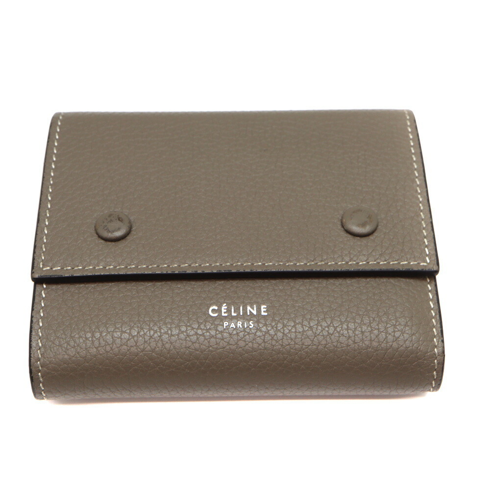 Celine Tri fold Wallet Greige